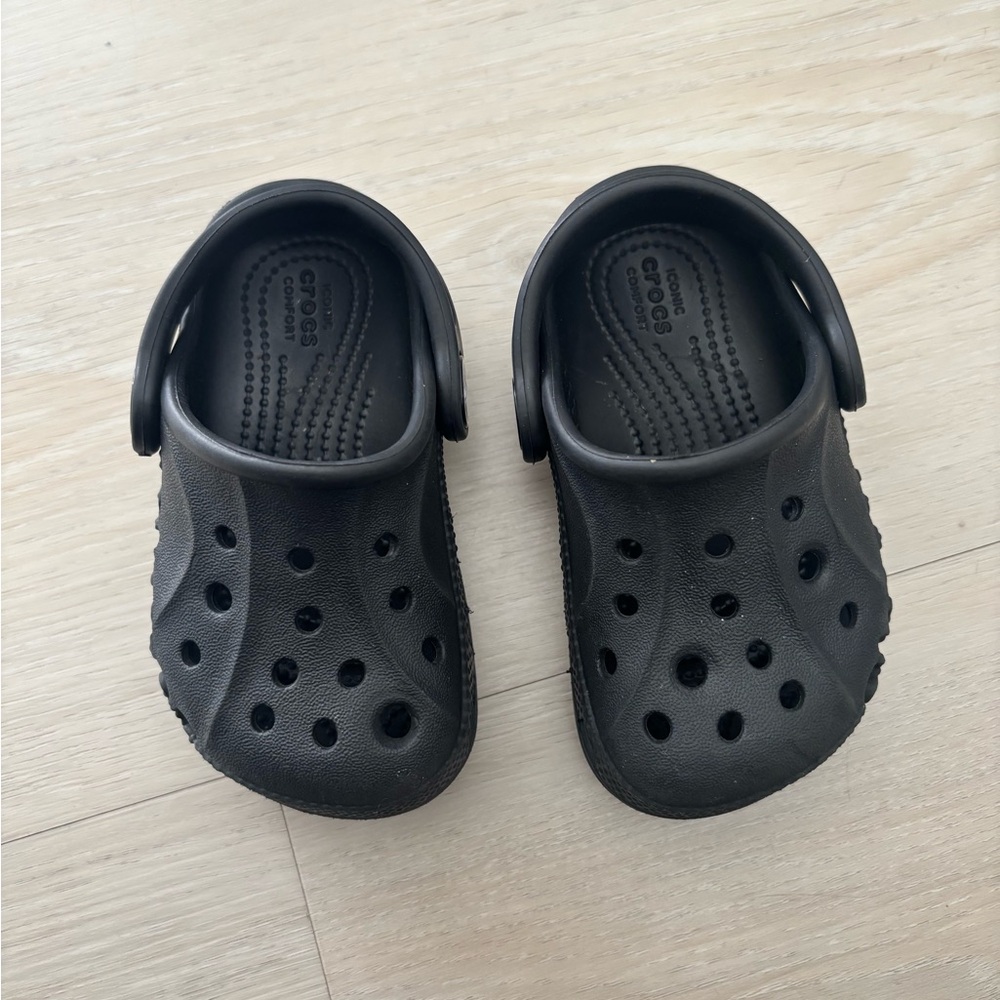 CROCS Kids Black Water Shoes